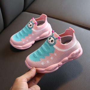 Boys And Girls Mesh Breathable Sports Soft Sole Shoes