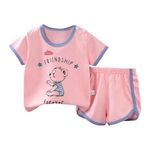 Children's Short-sleeved Suit Clothing
